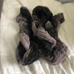 Faux fur scarf wrap
